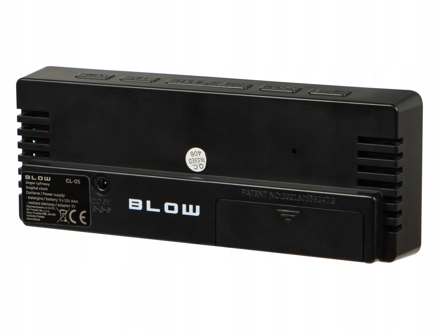 ELEKTRONINIS ŽADINTUVAS SKAITMENINIS LED LAIKRODIS PASTATOMAS SU TERMOMETRU IR DATA