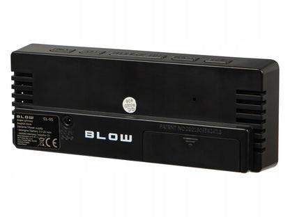 ELEKTRONINIS ŽADINTUVAS SKAITMENINIS LED LAIKRODIS PASTATOMAS SU TERMOMETRU IR DATA