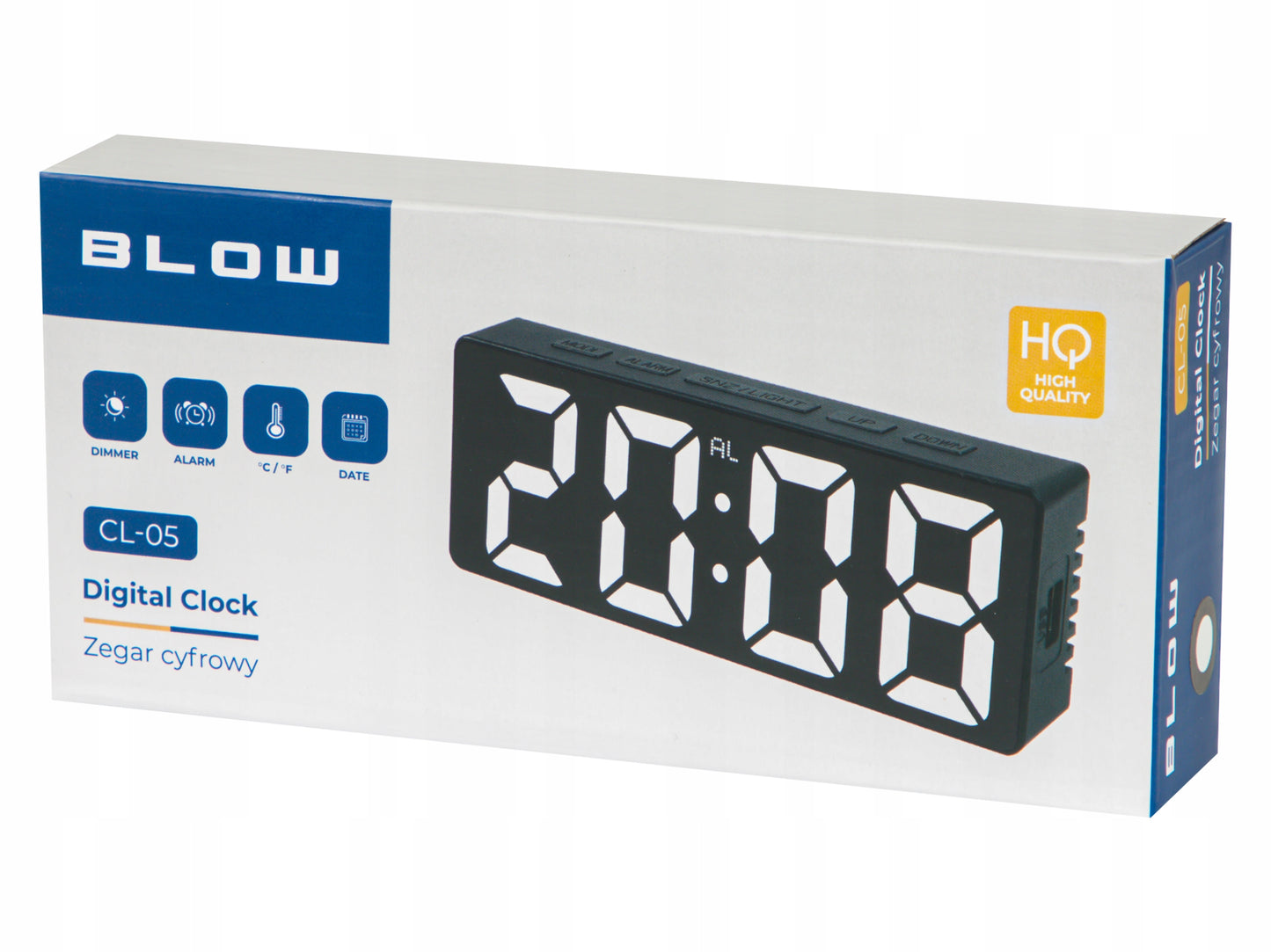 ELEKTRONINIS ŽADINTUVAS SKAITMENINIS LED LAIKRODIS PASTATOMAS SU TERMOMETRU IR DATA