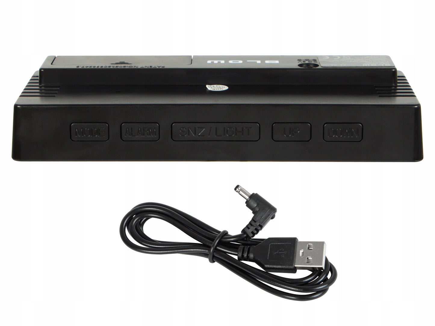 ELEKTRONINIS ŽADINTUVAS SKAITMENINIS LED LAIKRODIS PASTATOMAS SU TERMOMETRU IR DATA