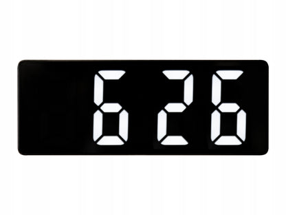 ELEKTRONINIS ŽADINTUVAS SKAITMENINIS LED LAIKRODIS PASTATOMAS SU TERMOMETRU IR DATA