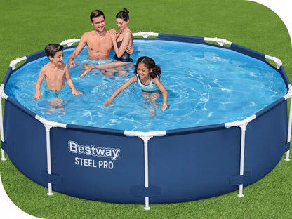 Bestway 305x76 305 x 76 Steel Pro 56679 karkasinis baseinas + priedai apvalus