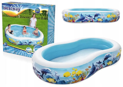 Pripučiamas baseinas Bestway 262 x 157 x 46 cm 54118