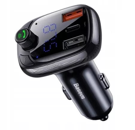 Baseus S-13 samochodowy nadajnik Bluetooth MP3 ładowarka samochodowa 2xUSB