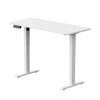 Elektrinis reguliuojamas stalas Control 120×60 cm – baltas, aukštis 72–114 cm