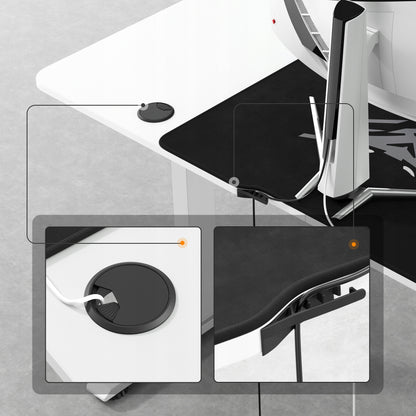 Stalas su aukščio reguliavimu 140cm darbui ir žaidimams DIABLO X-TENSIO Baltas