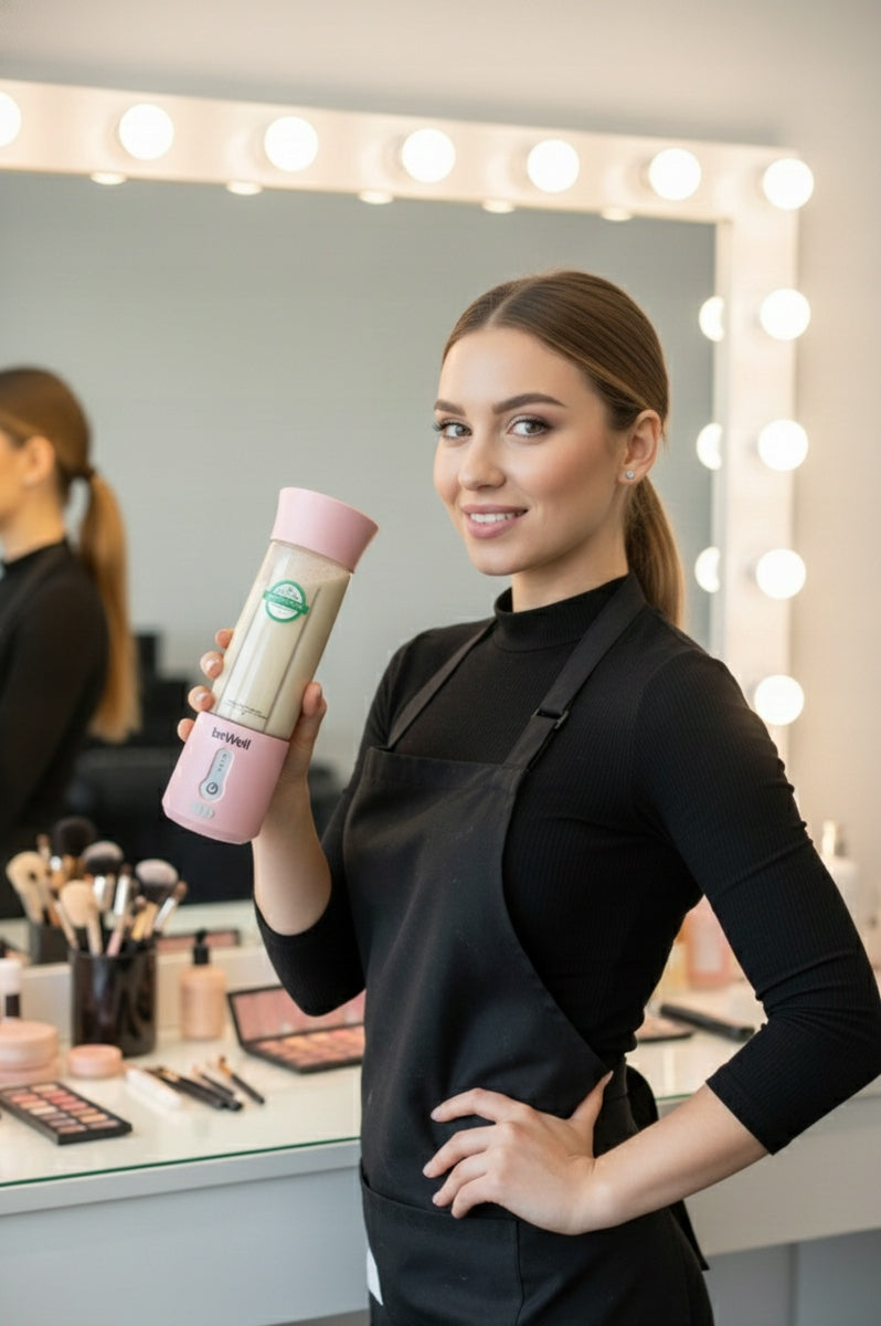 Belaidis Kelioninis Blenderis beWell 500ml su USB Įkrovimu – Galingas ir Kompaktiškas