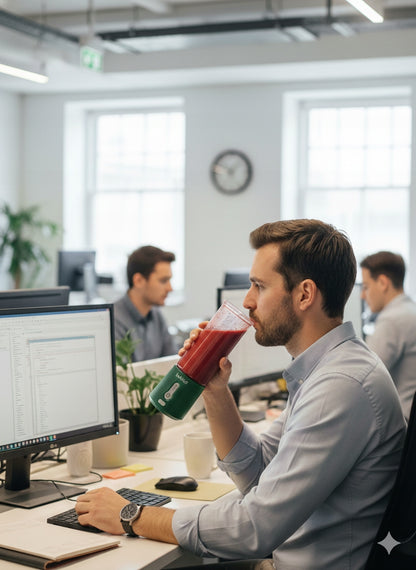 Belaidis Kelioninis Blenderis beWell su USB Įkrovimu, 500 ml – Galingas