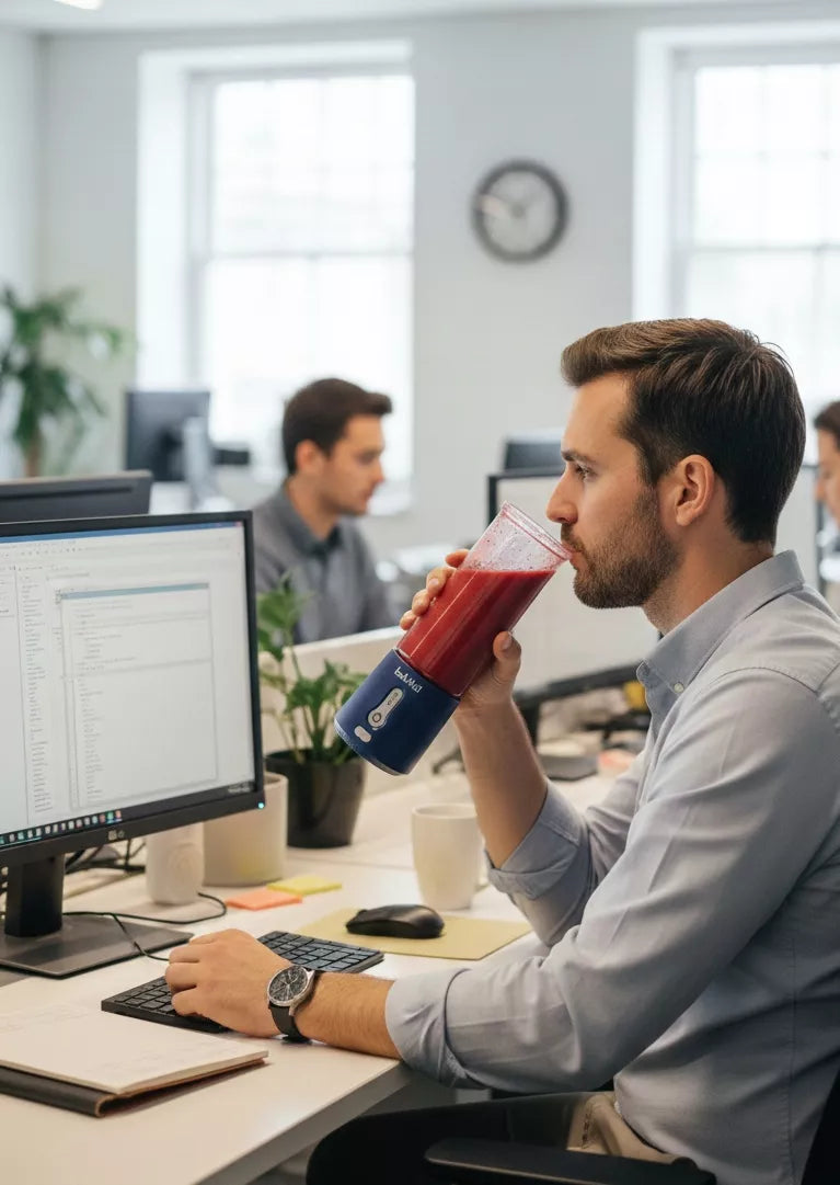 Nešiojamas belaidis "beWell" "USB" maišytuvas su 500 ml talpa - galingas
