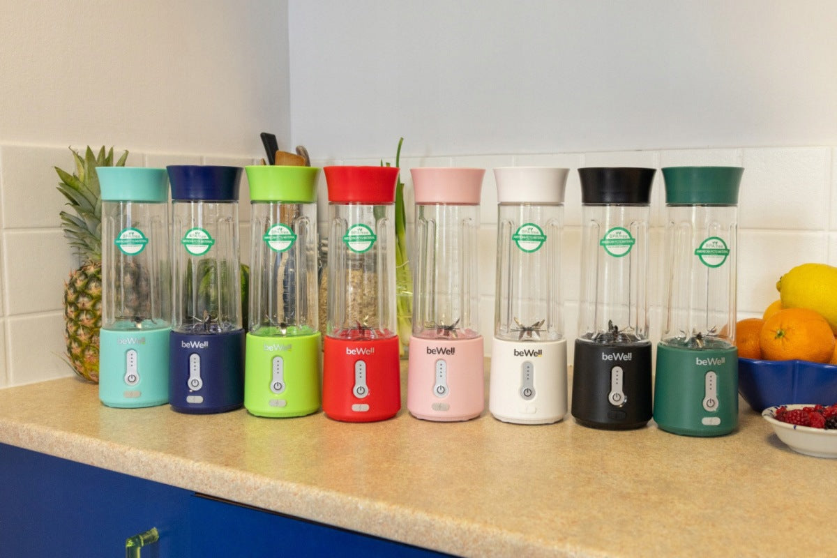 Belaidis Kokteilių Blenderis beWell 500 ml – Galingas, Nešiojamas, USB Įkraunamas