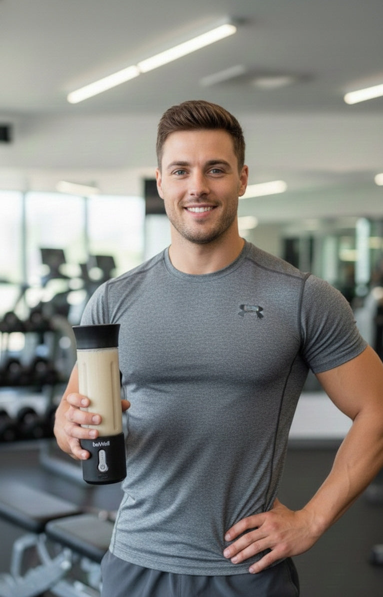Nešiojamas Belaidis Smoothie Blenderis beWell Plus USB 500ml – Galingas ir Kompaktiškas