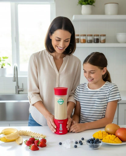 Belaidis Kokteilių Blenderis beWell 500 ml – Galingas, Nešiojamas, USB Įkraunamas