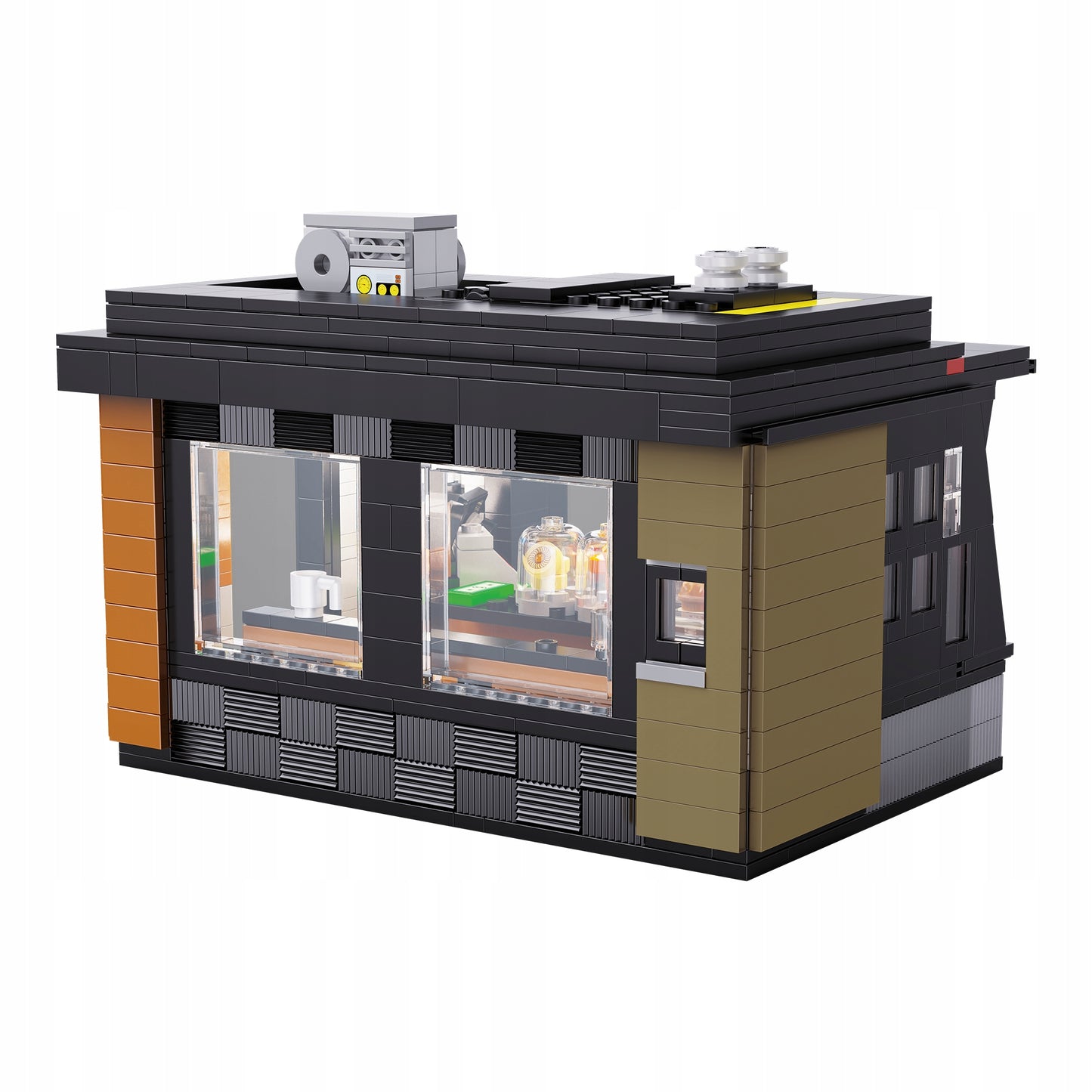 CaDA Kavinė CADABUCKS COFFEE HOUSE LED 768 det. Dovanai + LED rinkinys