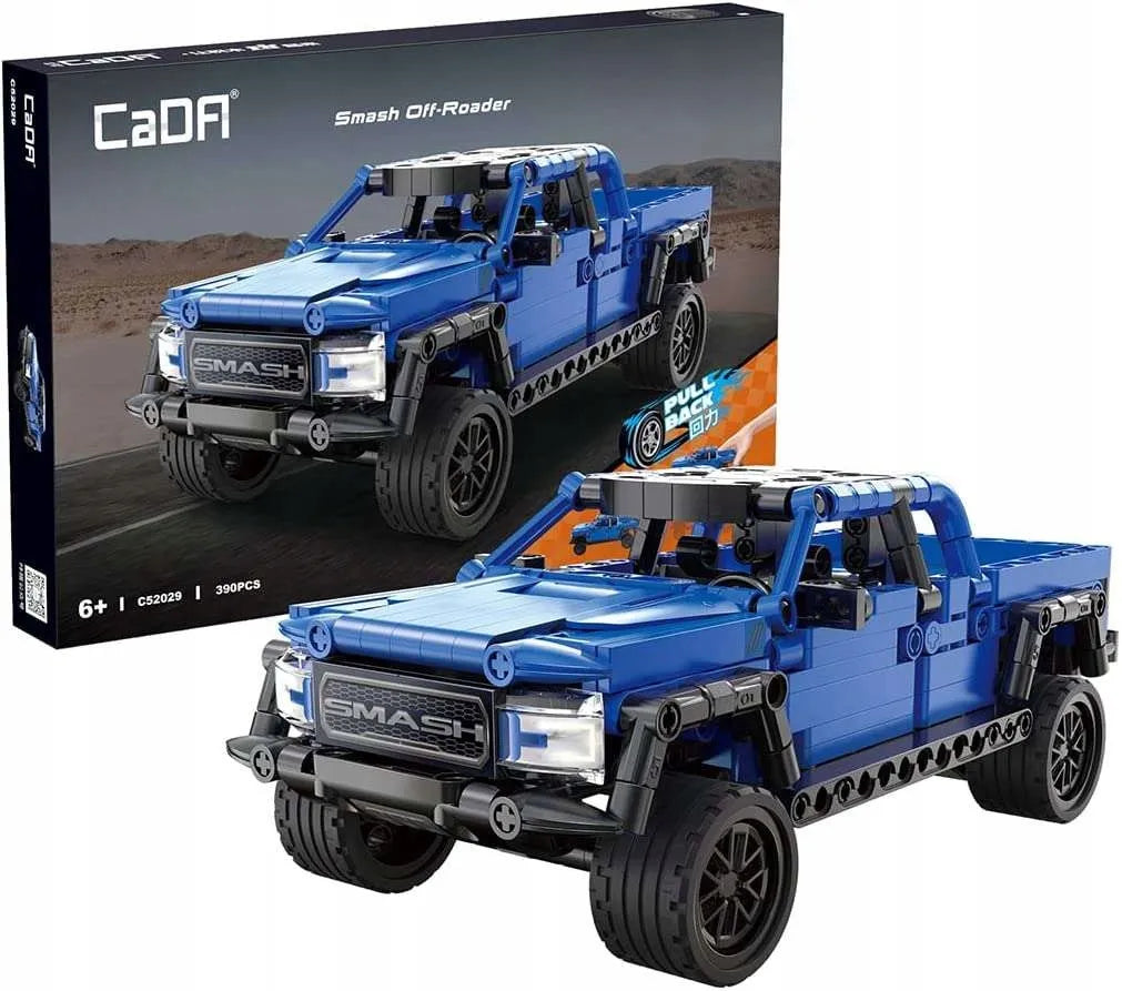 CaDA visureigis Off-Roader su Pull-Back pavara, 390 detalių