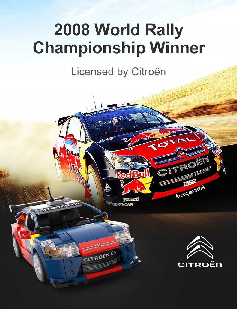 CaDA konstruktorius valdomas telefonu Bluetooth Citroen C4 WRC 329 det.