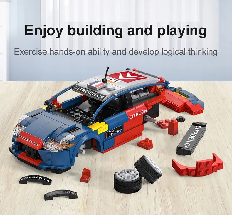 CaDA konstruktorius valdomas telefonu Bluetooth Citroen C4 WRC 329 det.
