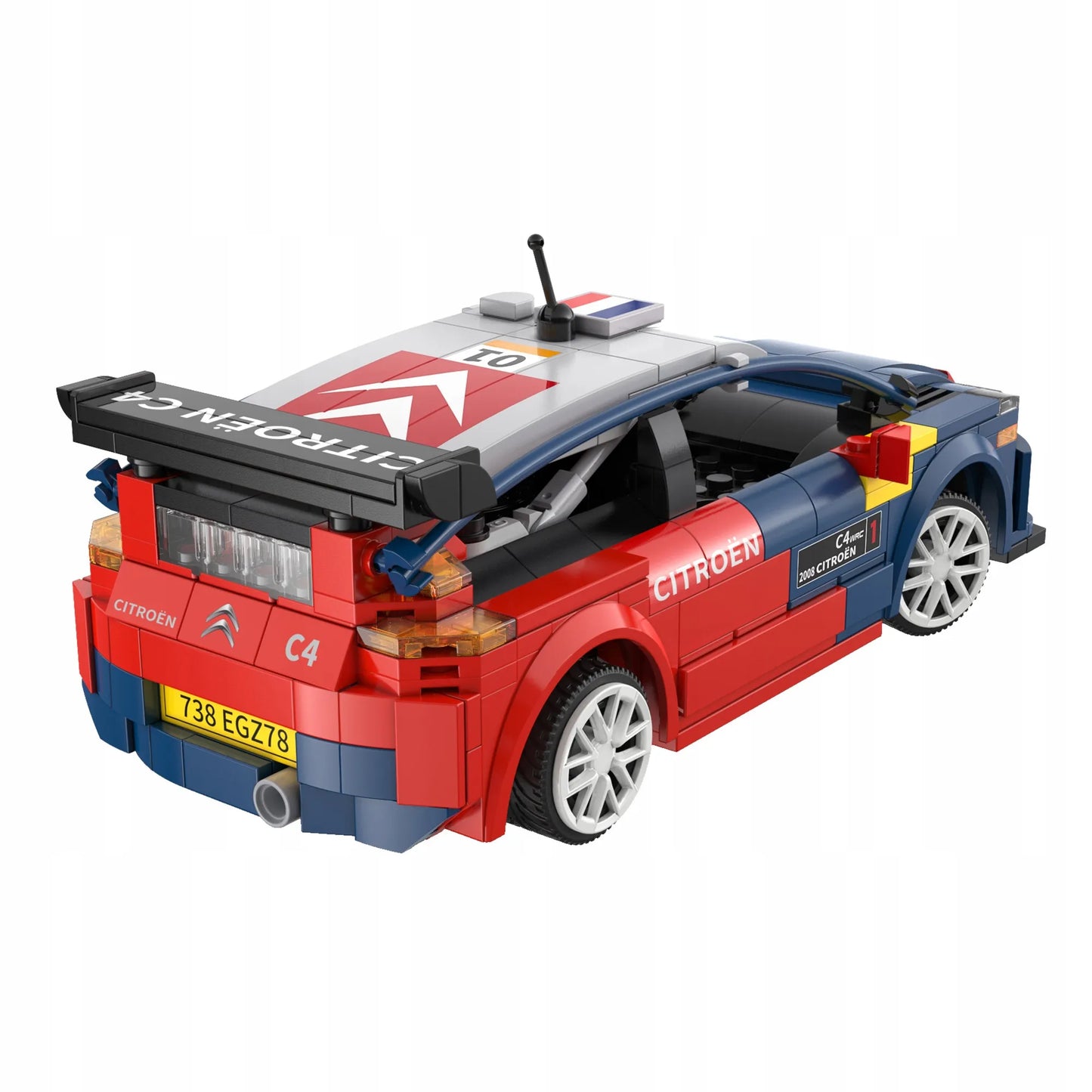 CaDA konstruktorius valdomas telefonu Bluetooth Citroen C4 WRC 329 det.