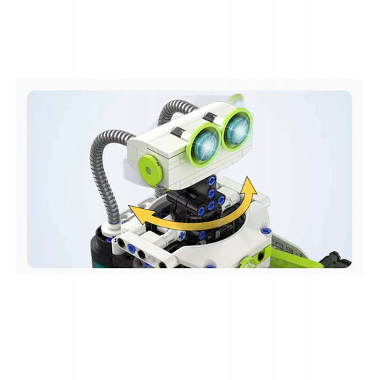 CADA KONSTRUKTORIUS TECHNIC PROGRAMUOJAMAS ROBOTAS BOT 434 DALYS VALDOMAS SU LED