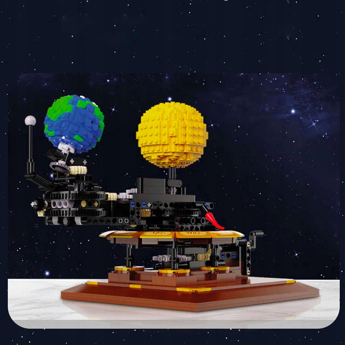 CADA konstruktorius Žemė ir Mėnulis orbitoje, Judanti Saulės sistema, 865 detalės