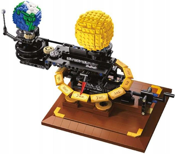 CADA konstruktorius Žemė ir Mėnulis orbitoje, Judanti Saulės sistema, 865 detalės