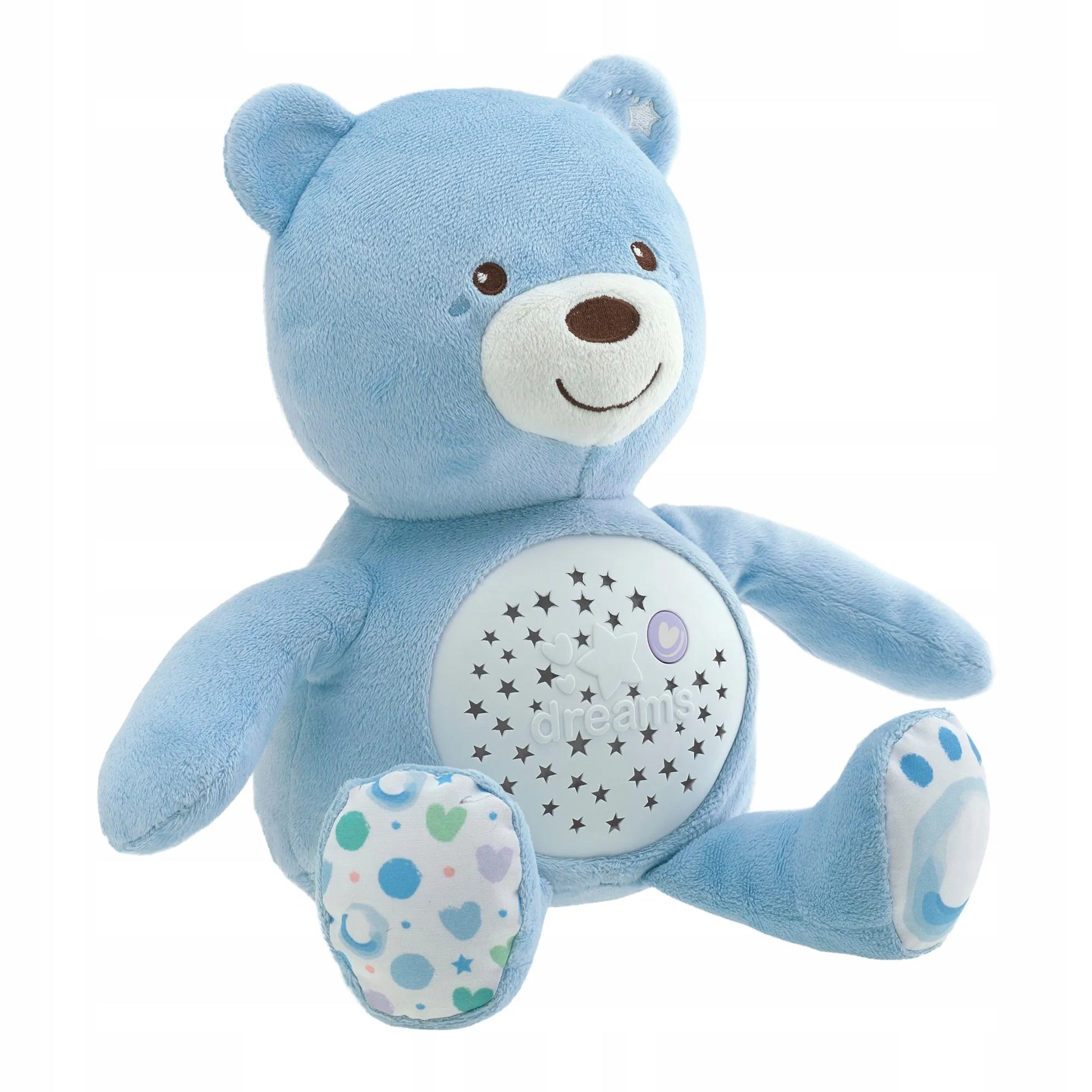 CHICCO lokys su projektoriumi 3in1 naktinė lemputė + lopšinės