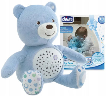 CHICCO lokys su projektoriumi 3in1 naktinė lemputė + lopšinės