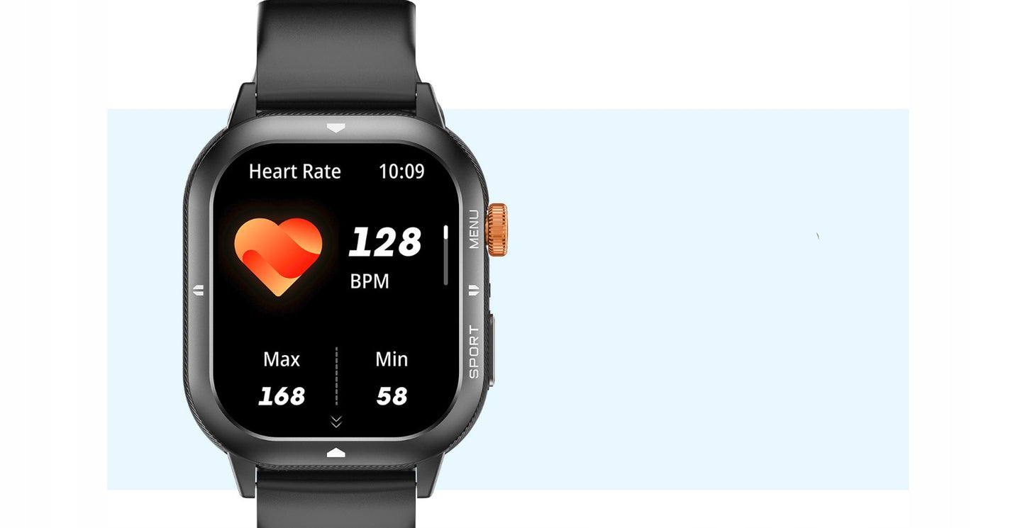 CUBOT U1 AI išmanusis laikrodis moterims, sportinis, pulsas, telefono skambučiai, atsparus vandeniui