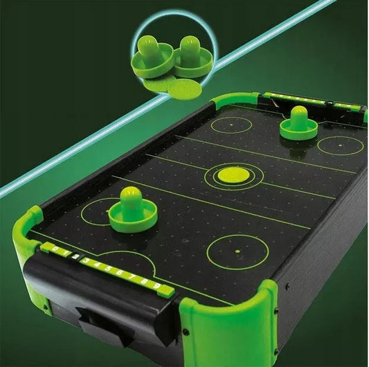 Oro ritulio stalas su neoniniu apšvietimu – žaidimas vaikams, hokejus, dovanos idėja