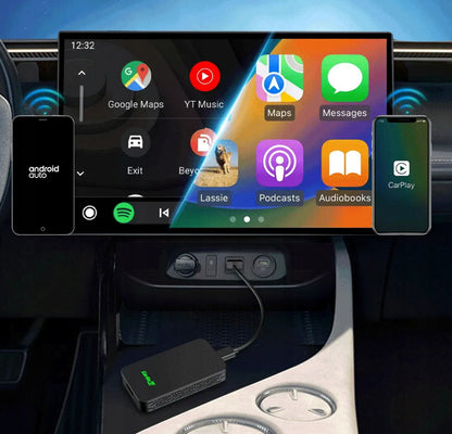 Carlinkit 2air belaidis CarPlay Android Auto adapteris WiFi Bluetooth