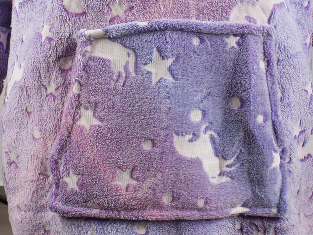 Šilta, storo dirbtinio kailio oversize XXL dydžio 2-in-1 džemperis-antklodė