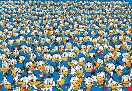 Neįmanoma dėlionė 1000 elementų Donald Duck Clementoni