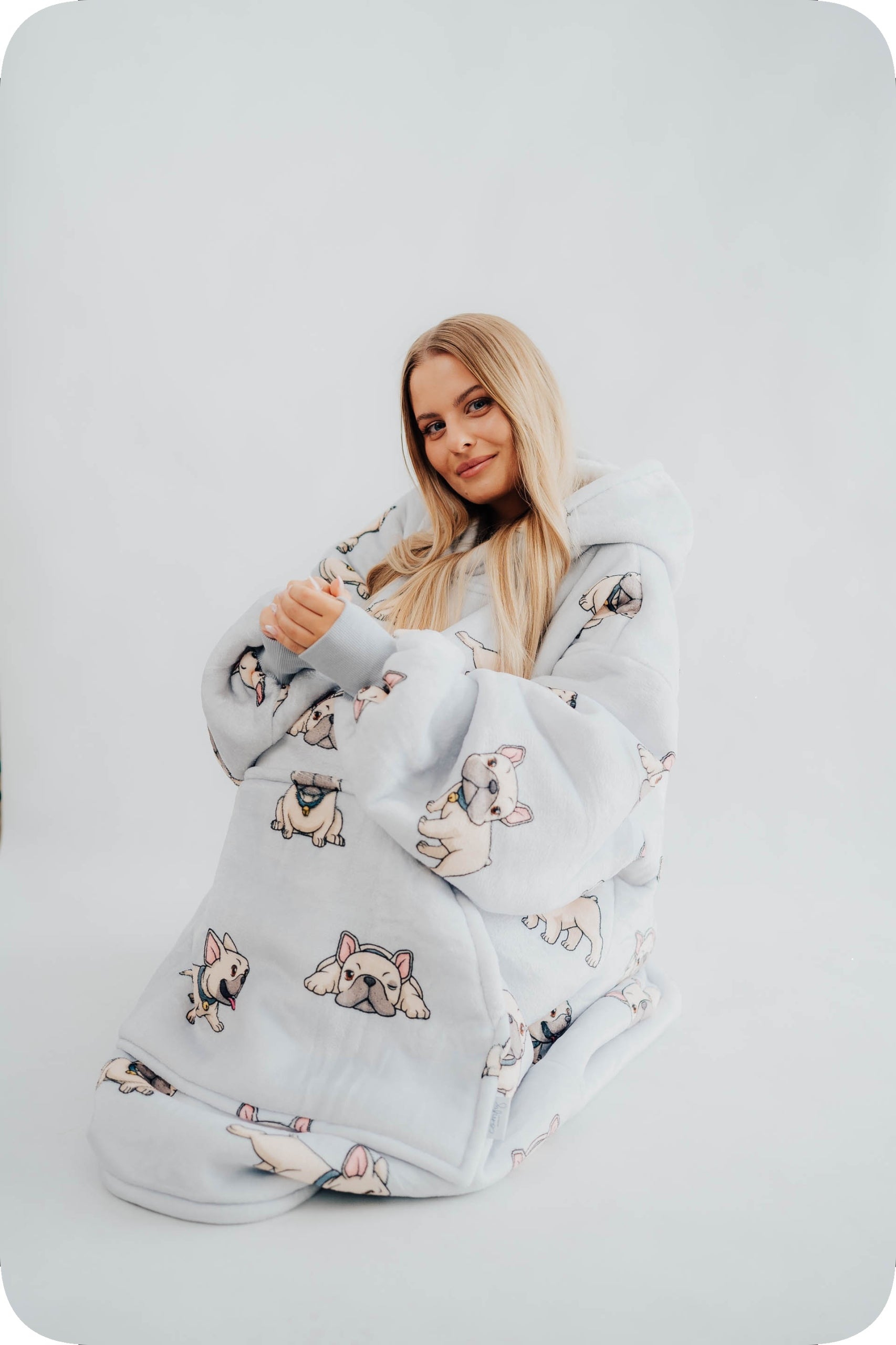 Comfy Moment Kocobluza #Bulldog – storalapis purusis šerpa oversize