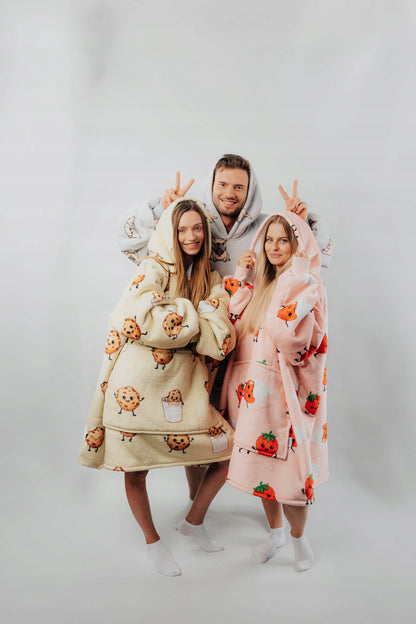 Comfy Moment Kocobluza #Bulldog – storalapis purusis šerpa oversize