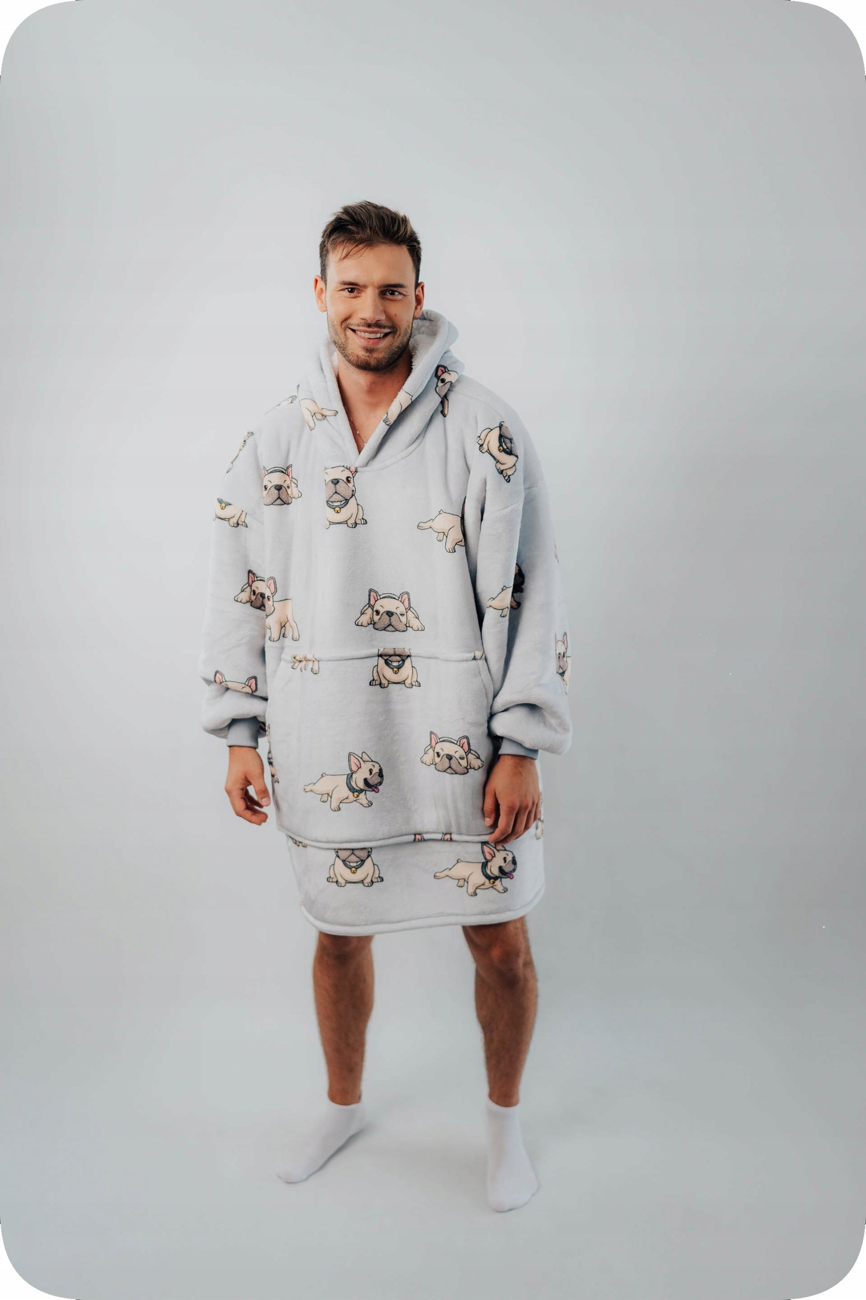 Comfy Moment Kocobluza #Bulldog – storalapis purusis šerpa oversize