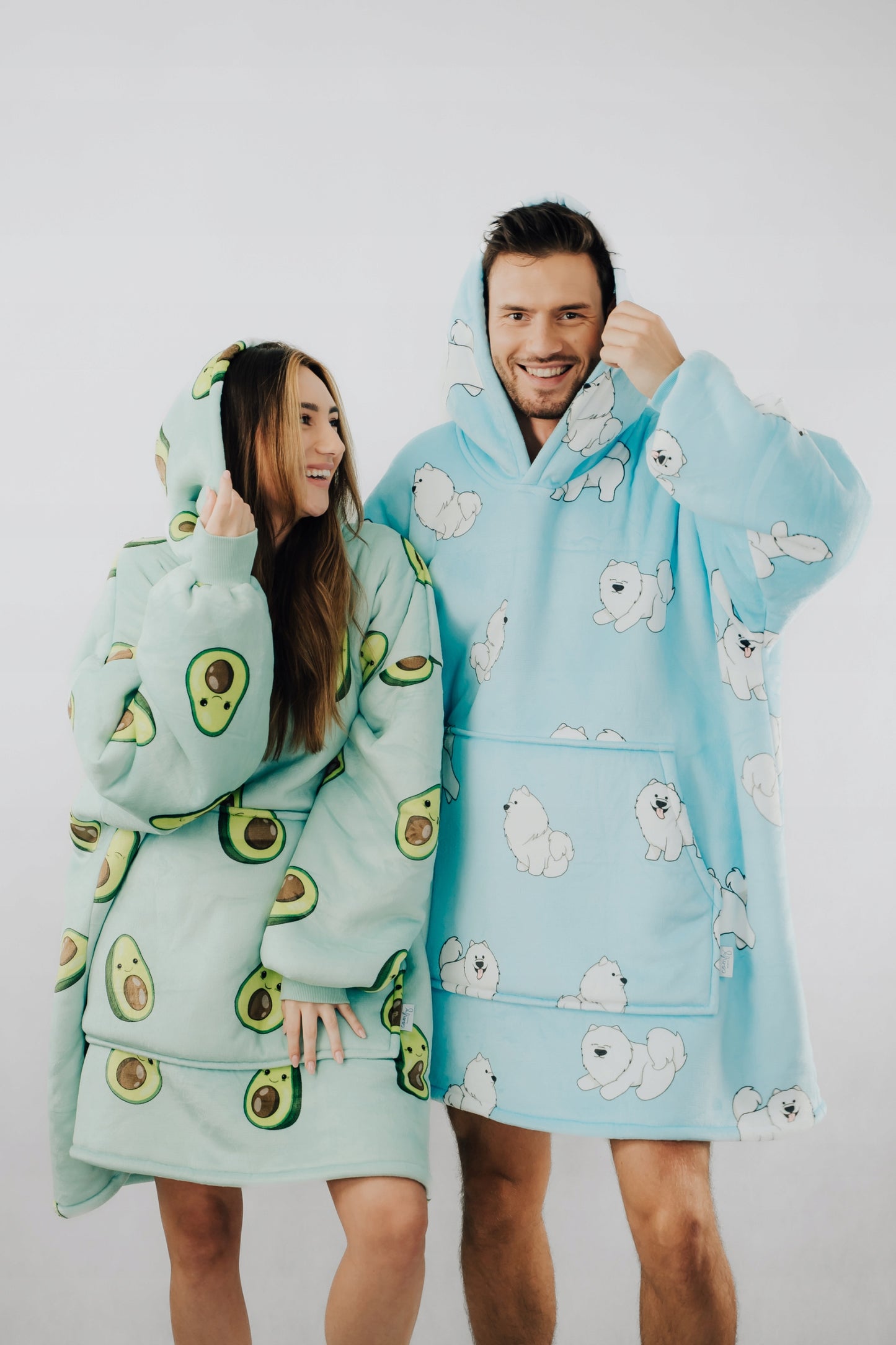 Comfy Moment Džemperis-pledas su mažomis žvaigždutėmis #Stars – storas, purus sherpa oversize stiliaus