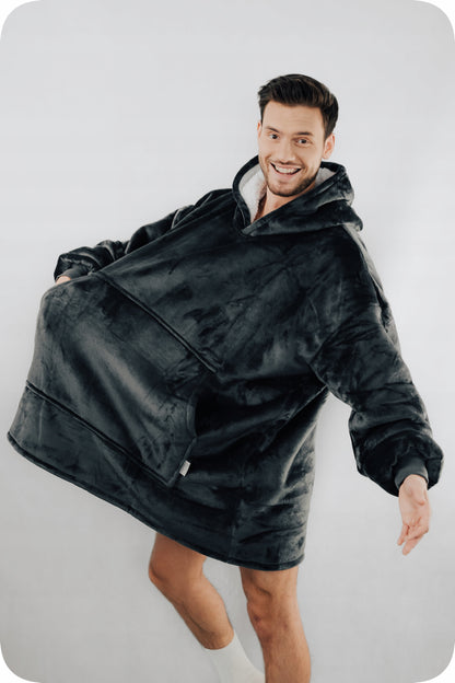 Comfy Moment Šilta Sherpa Oversize #Dark