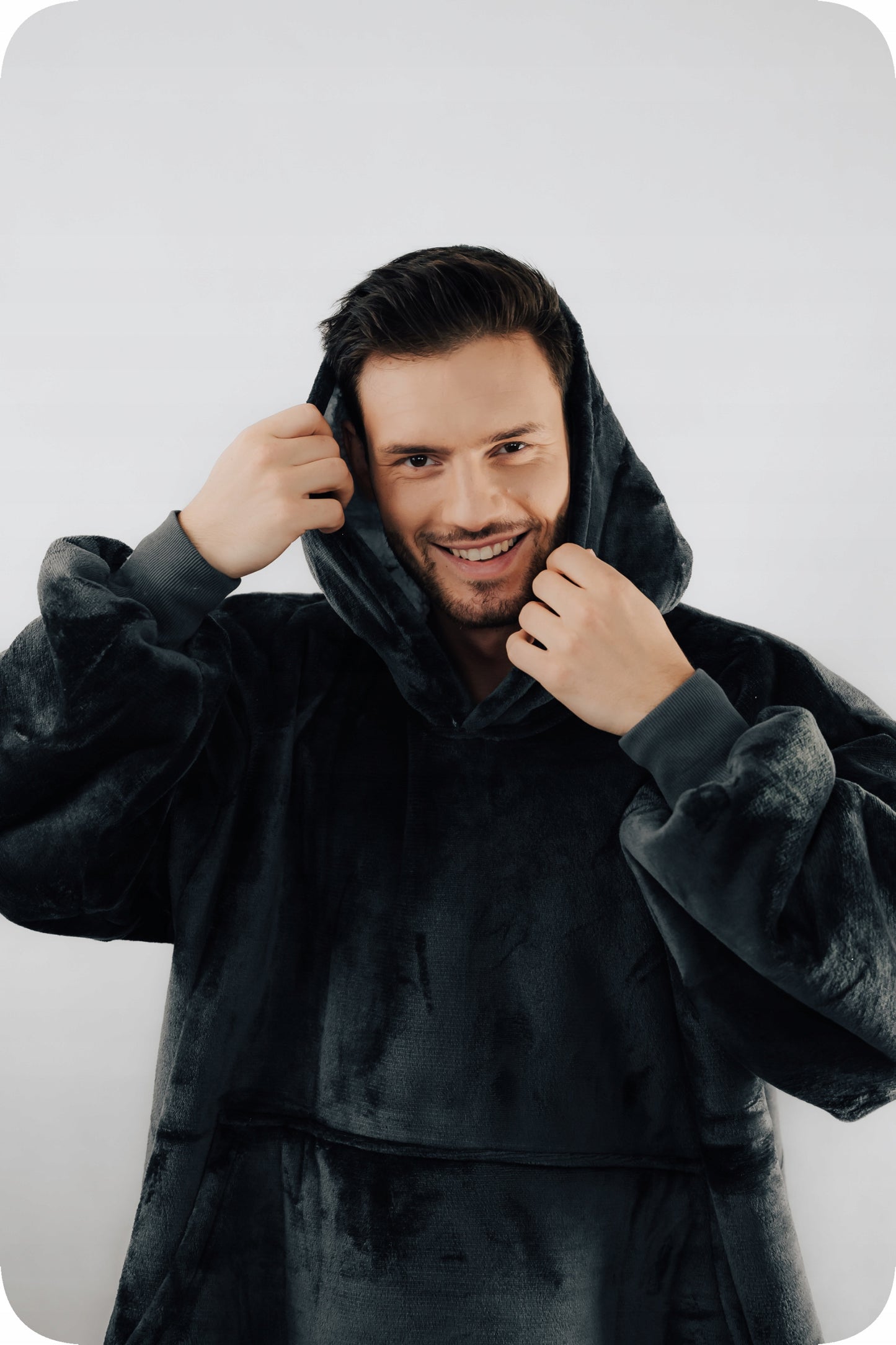 Comfy Moment Šilta Sherpa Oversize #Dark