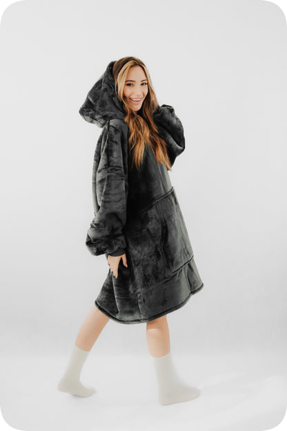 Comfy Moment Šilta Sherpa Oversize #Dark