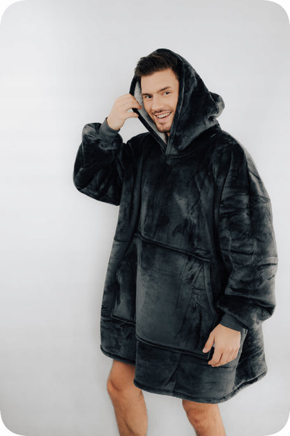 Comfy Moment Šilta Sherpa Oversize #Dark