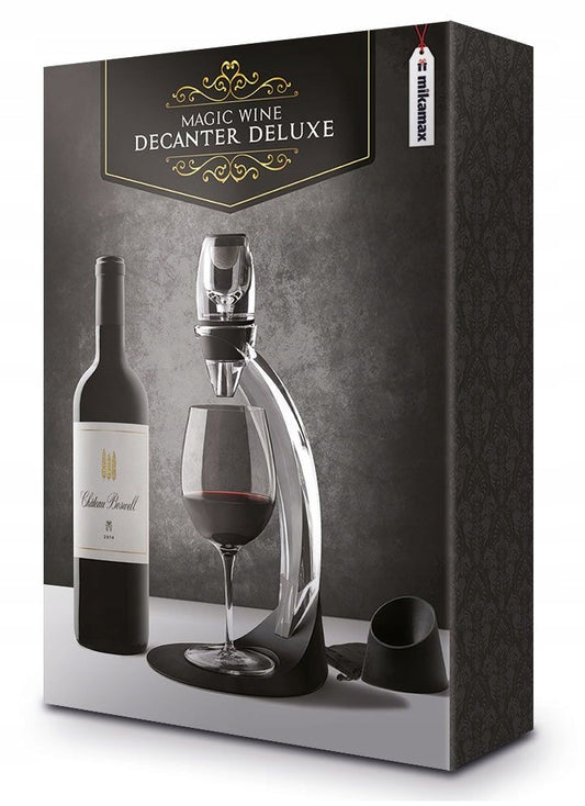 Vyno Dekanteris Deluxe – Aeratorius su Stovu, Dovanų Rinkinys