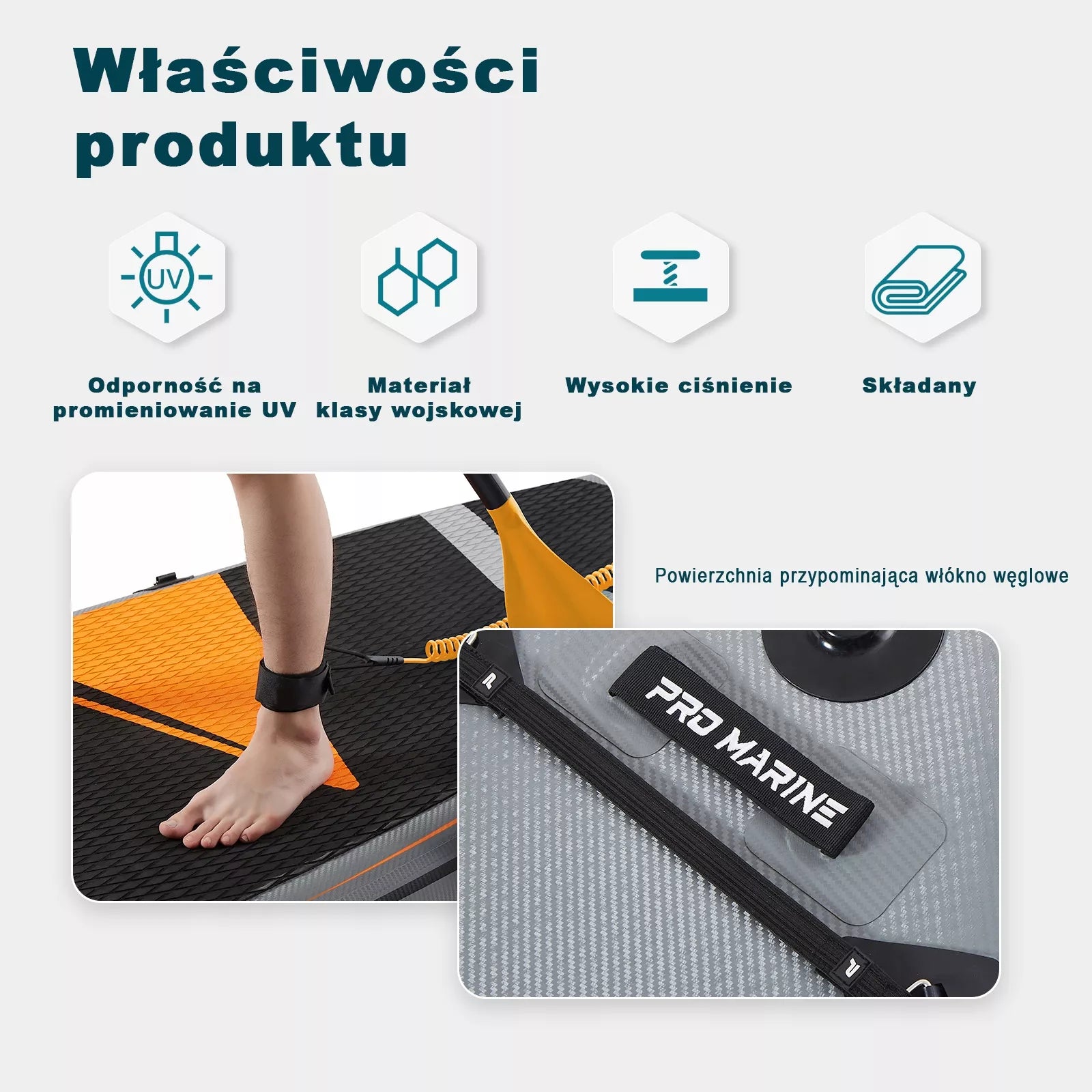 Irklė lentos SUP 305cm STAND UP PADDLE PRO MARINE rinkinys su sėdyne ir priedais