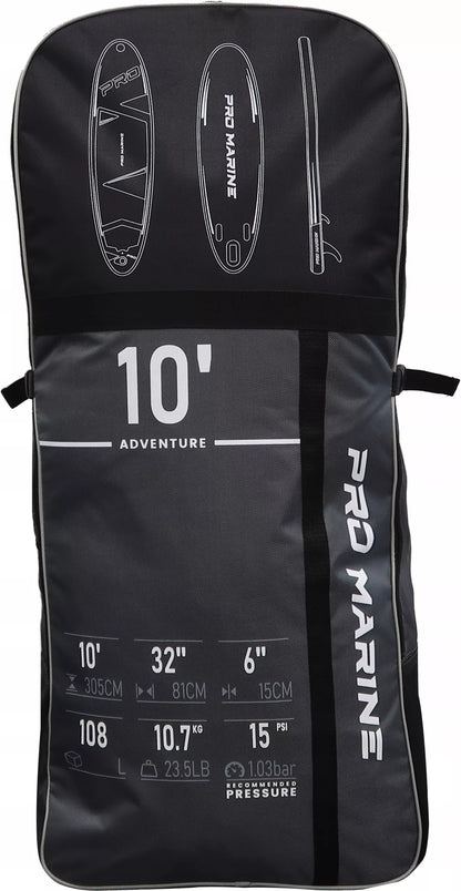 Irklė lentos SUP 305cm STAND UP PADDLE PRO MARINE rinkinys su sėdyne ir priedais