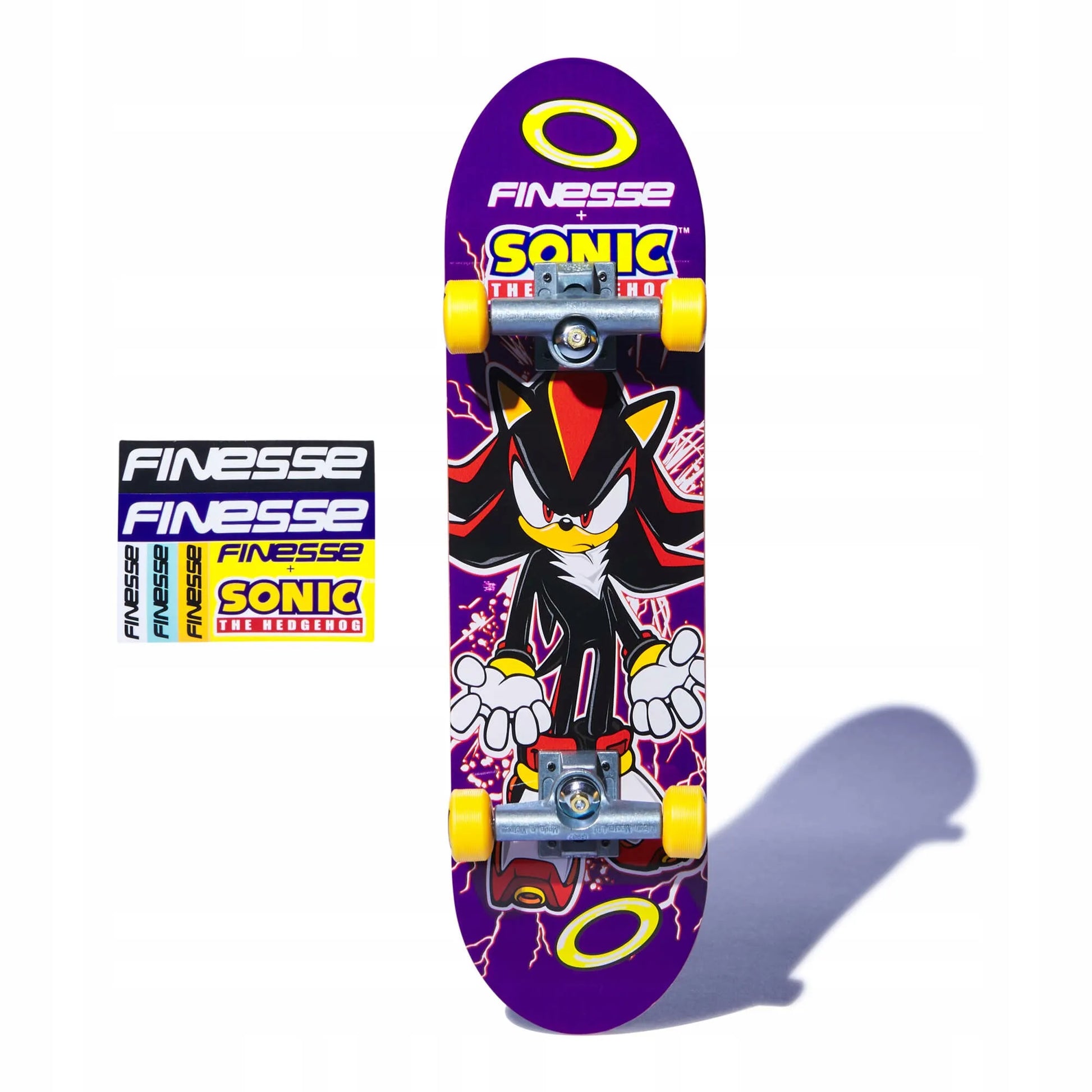 Maxi rankinė pirštų riedlentė Sonic  – didelė 27 cm