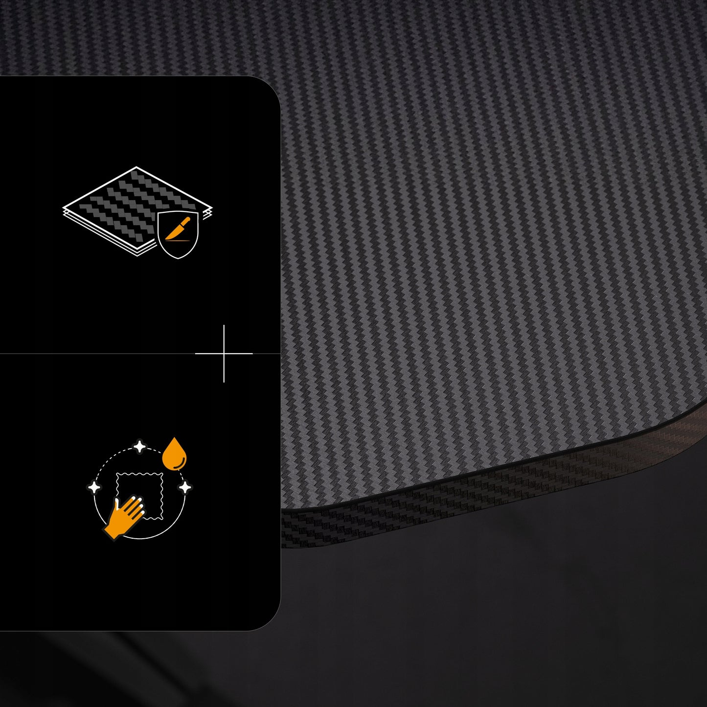 DIABLO Žaidimų stalas 140cm + Laikikliai ir kilimėlis