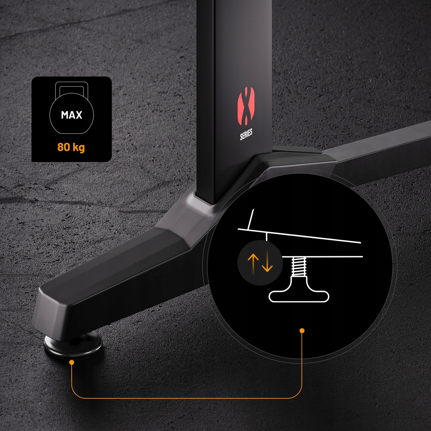 DIABLO Žaidimų stalas 140cm + Laikikliai ir kilimėlis
