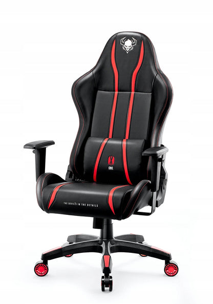 DIABLO Žaidimų kėdė sukamoji X-ONE 2.0 Standartinio dydžio: Juoda-raudona