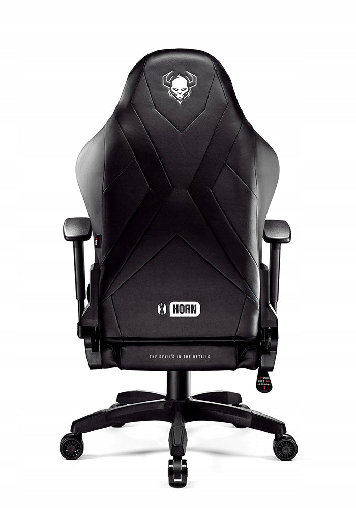 DIABLO Sukama žaidimų kėdė X-Horn 2.0 iš ekoodos, Normal, Juoda
