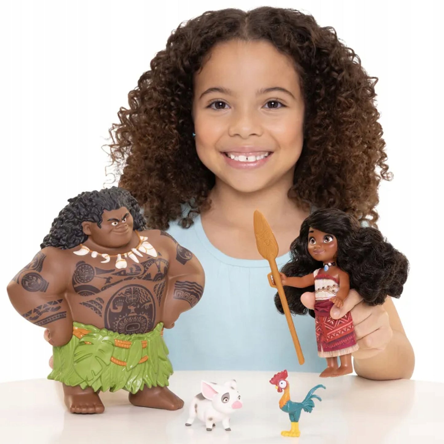DISNEY VAIANA 2 Lėlės iš filmo VAIANA & MAUI 19 cm 5 figūrėlių rinkinys
