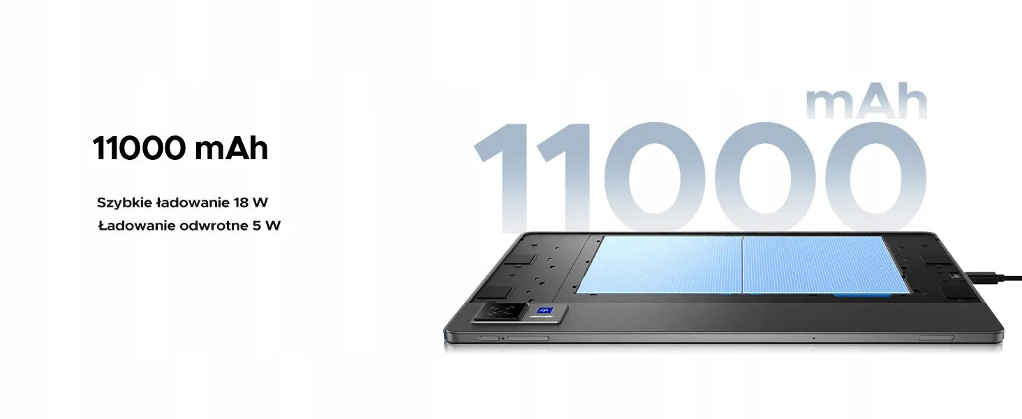 Planšetinis kompiuteris DOOGEE U13 13" FHD+, Android, 256 GB, 11000 mAh, 2,2 GHz, 13 MP, pilkas