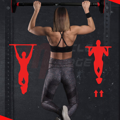 Reguliuojamas platus prisitraukimų strypas durims, 96-135 cm